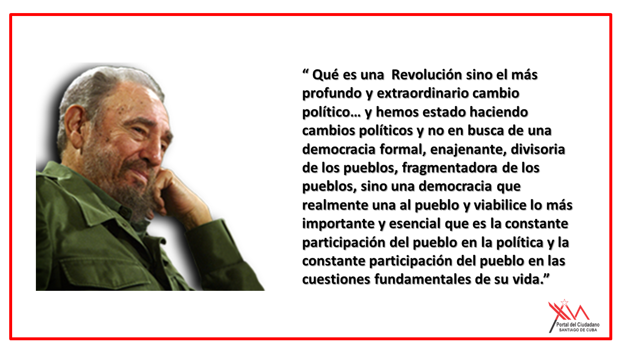 Fidel cambios políticos
